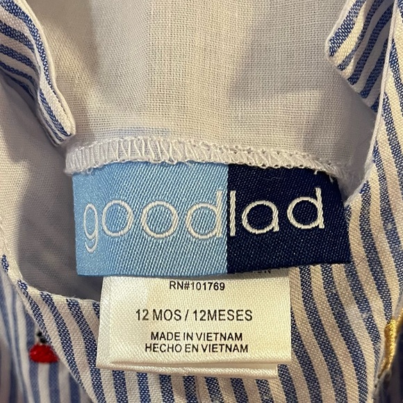 Sleeveless Baseball Romper Baby Boy Size 12M - Picture 4 of 4